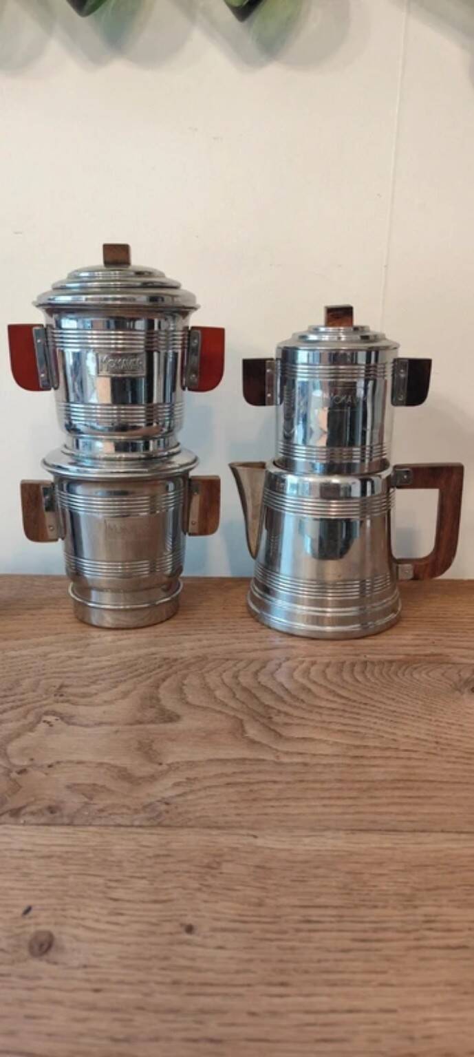 Vintage coffee pot Mokavar Havard & Fils Villedieu
