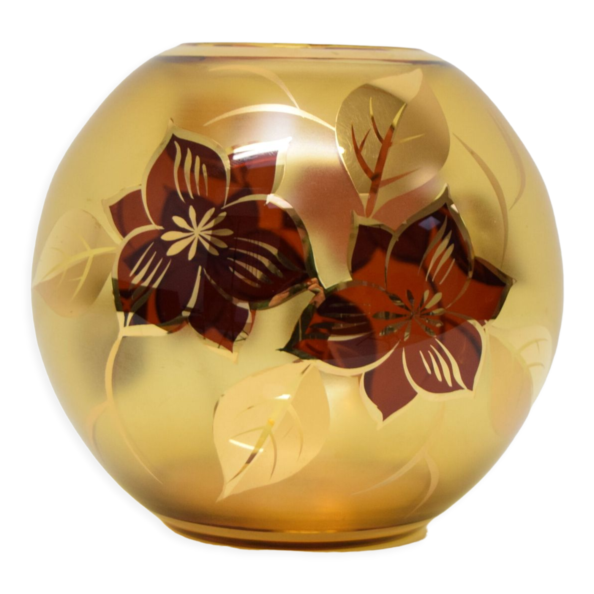 Mid-century glass vase,1970's