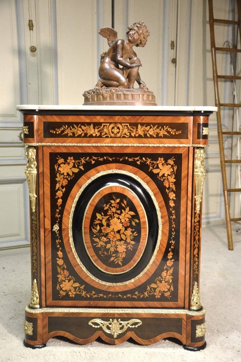 Napoleon 3 marquetry sideboard, 19th century