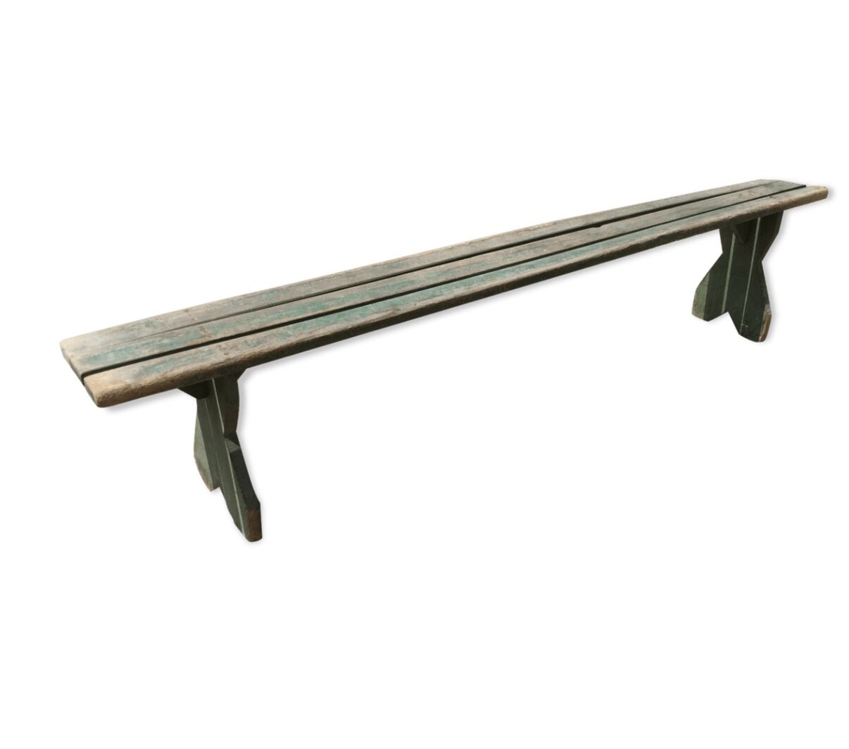 A pair of vintage childrens bench