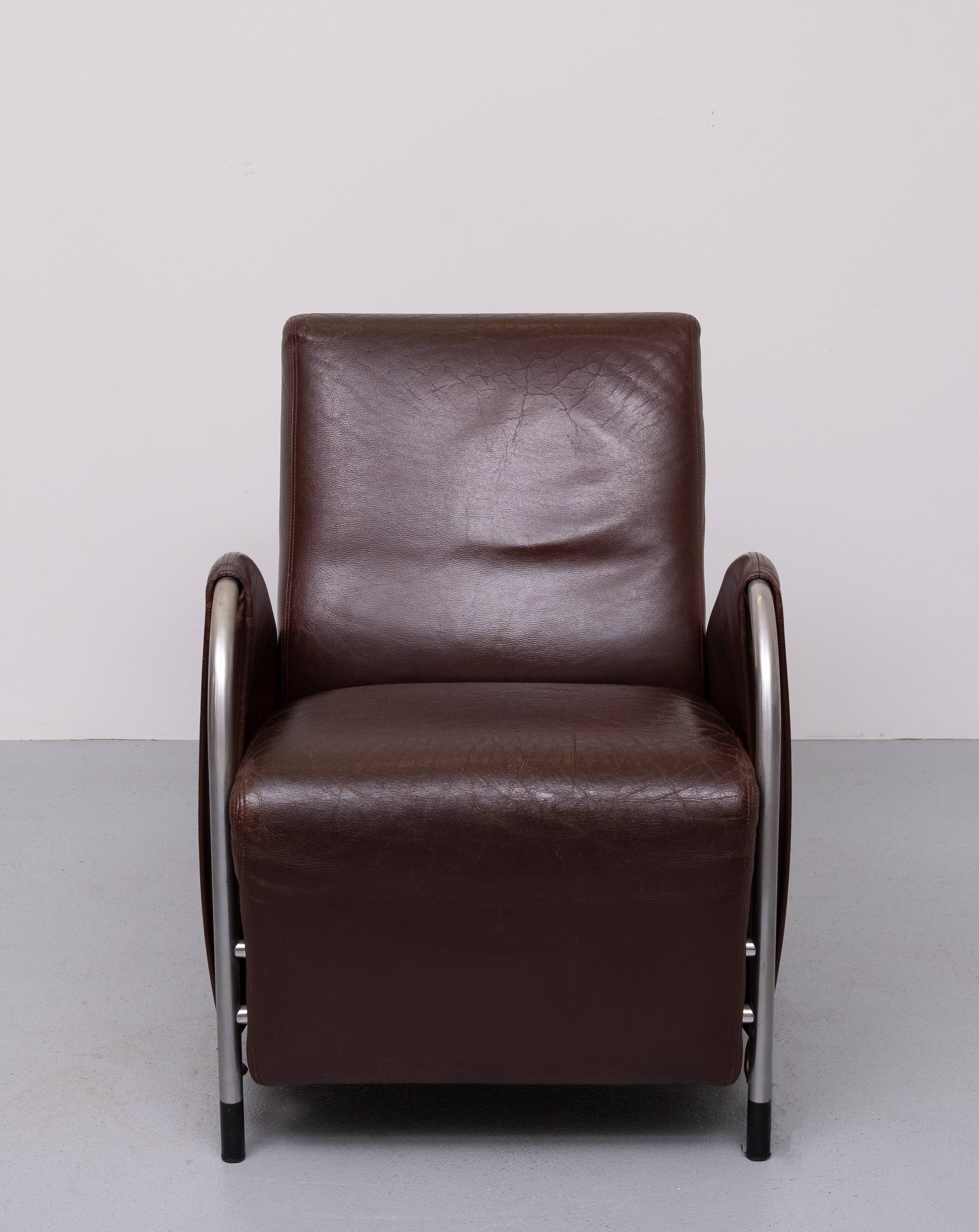 Art Deco lounge chair Design Jan des Bouvrie for Gelderland