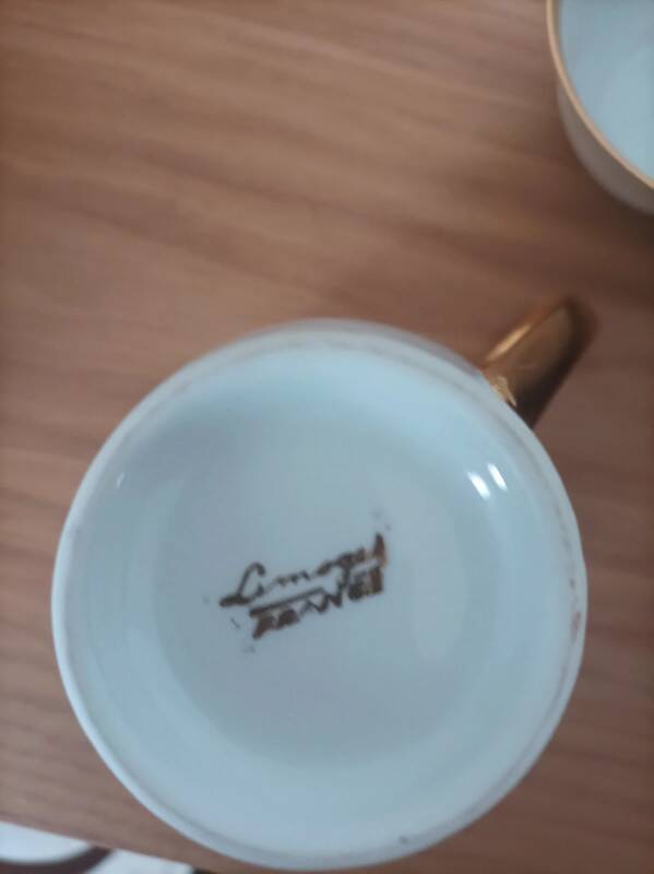 Limoges porcelain coffee service