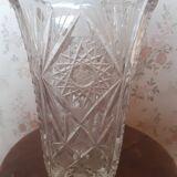 Bohemian crystal vase
