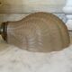 Pair of shell wall lights in frosted glass in Art Deco style.