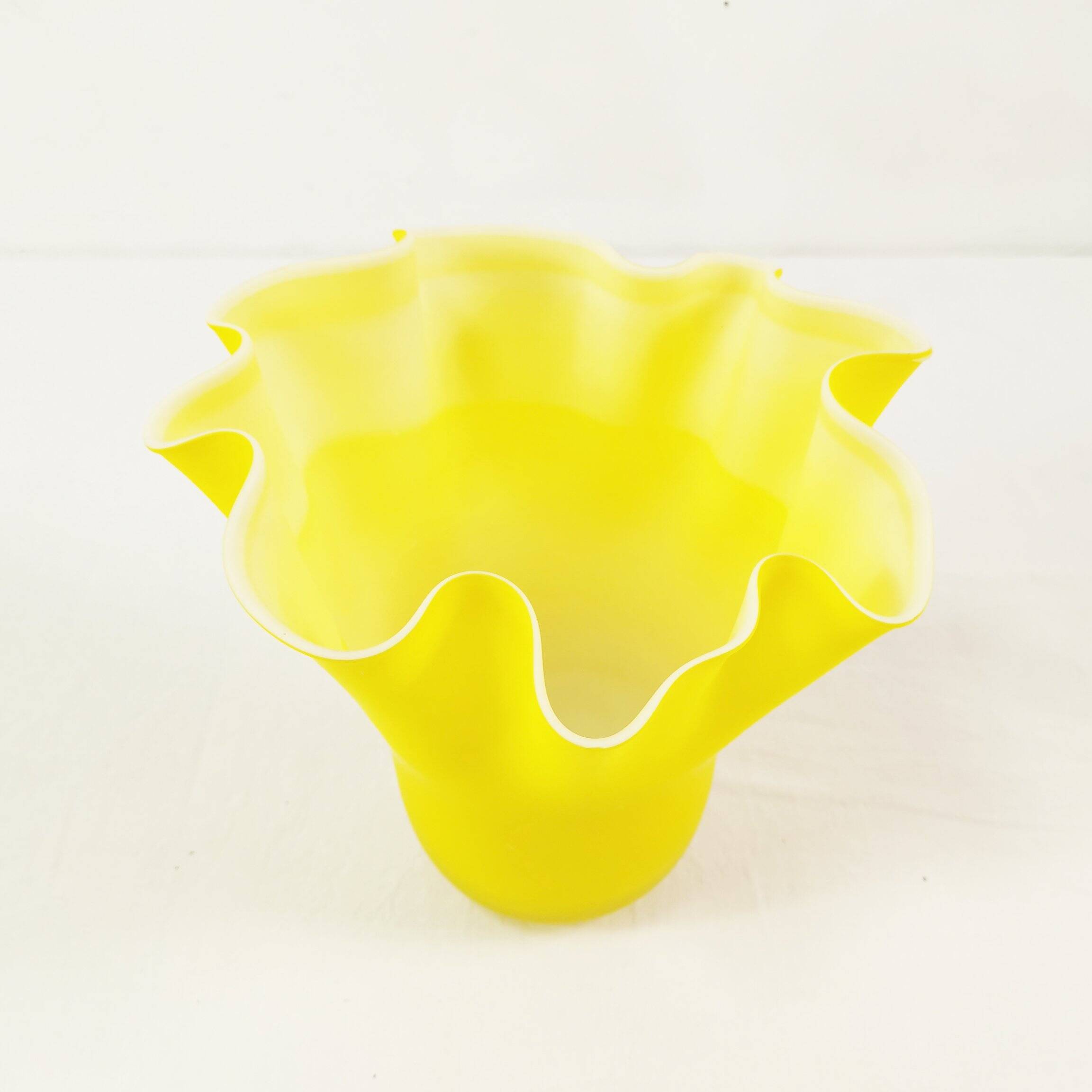 Fazzoletto vase, Murano glass, Italy 1970s