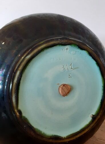 Cache pot Majolica de Sarreguemines