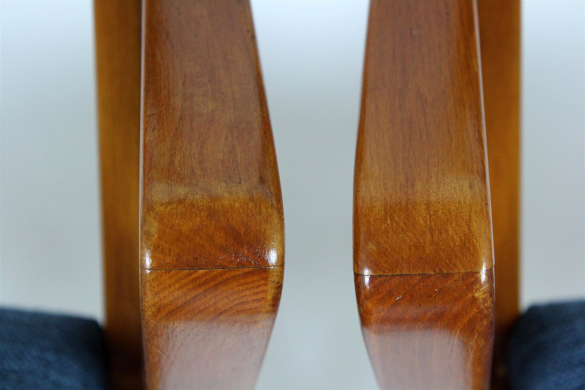 Ash & walnut dining chairs from Jitona Sobeslav, 1950