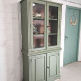 English green glazed sideboard
