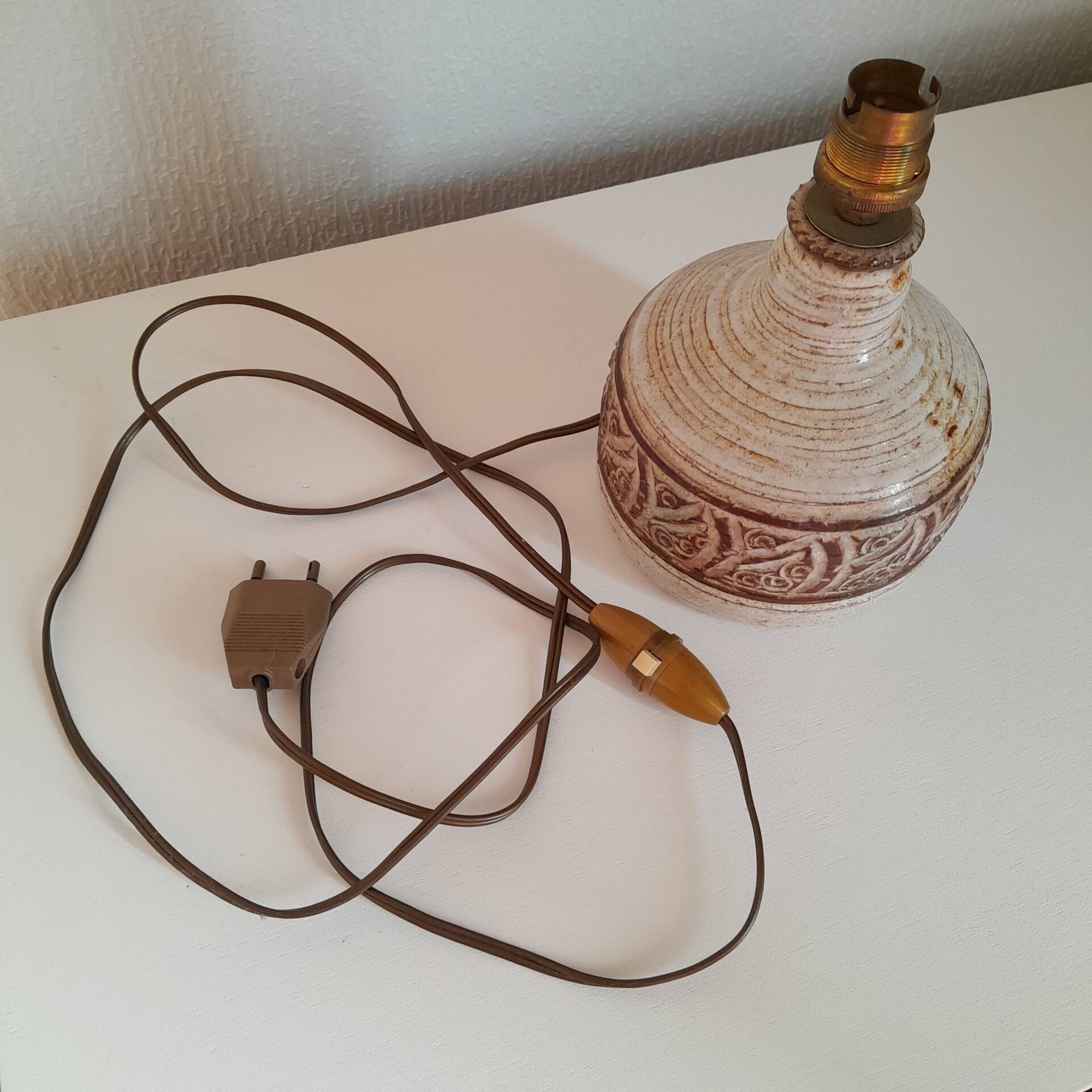 Lampe en céramique Vallauris - Marcel Giraud années 60-70