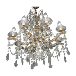 lustre en cristal de