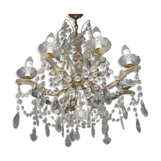 Lustre en cristal de boheme