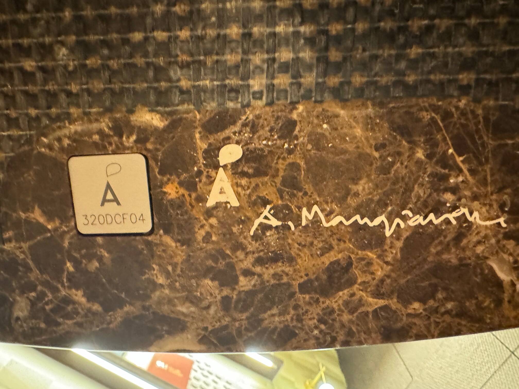 Mangiarotti emperador marble table