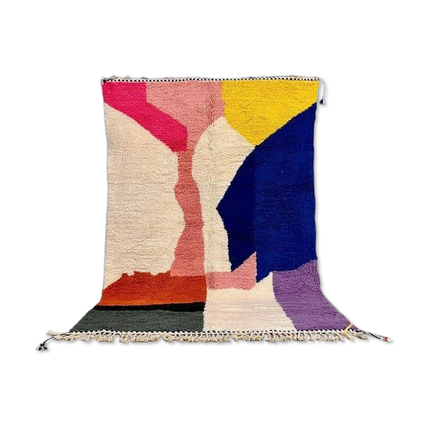 Multicoloured Berber rug in wool 250cm x 150cm