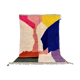 Multicoloured Berber rug in wool 250cm x 150cm
