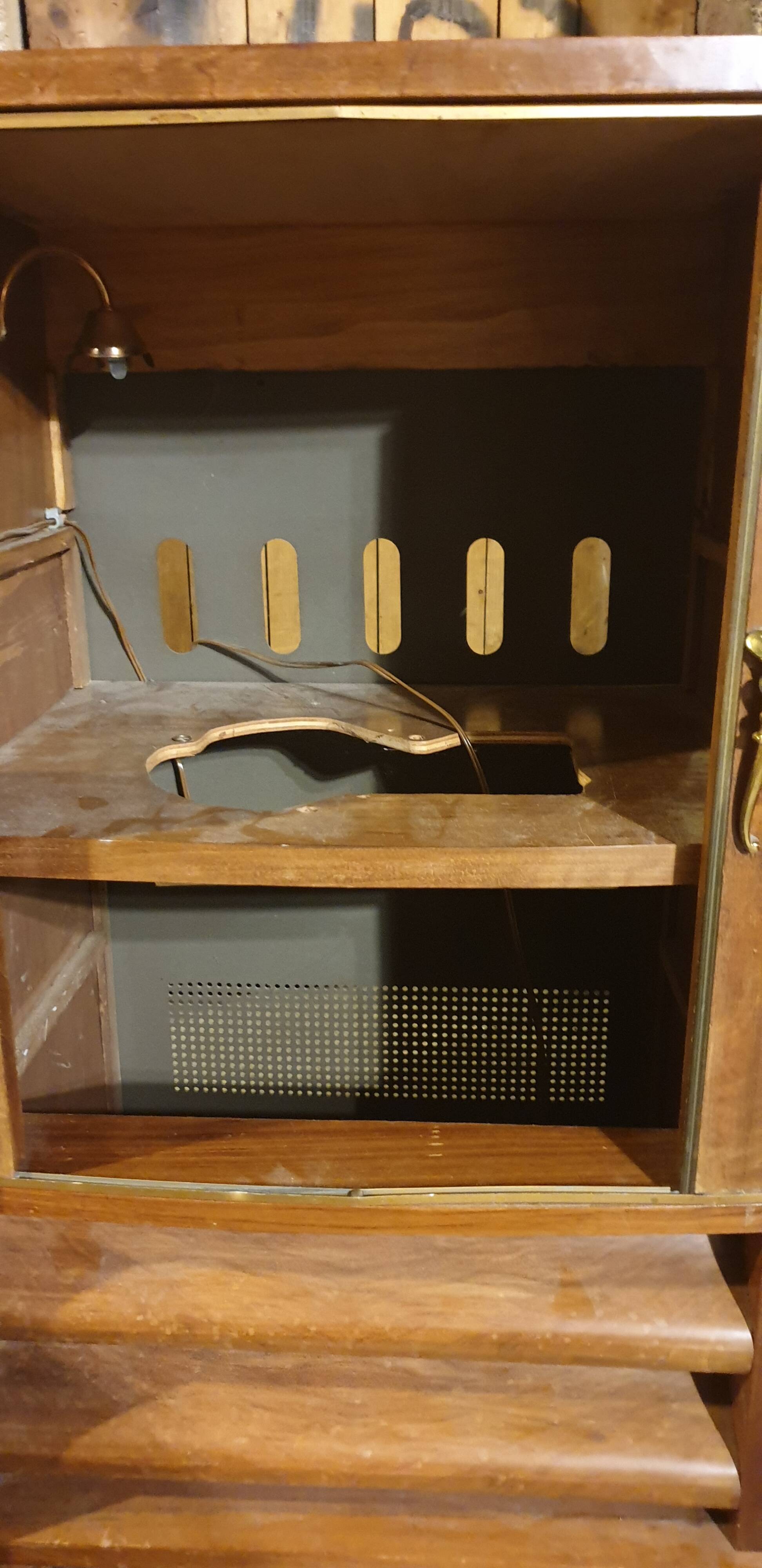 Art Deco music cabinet