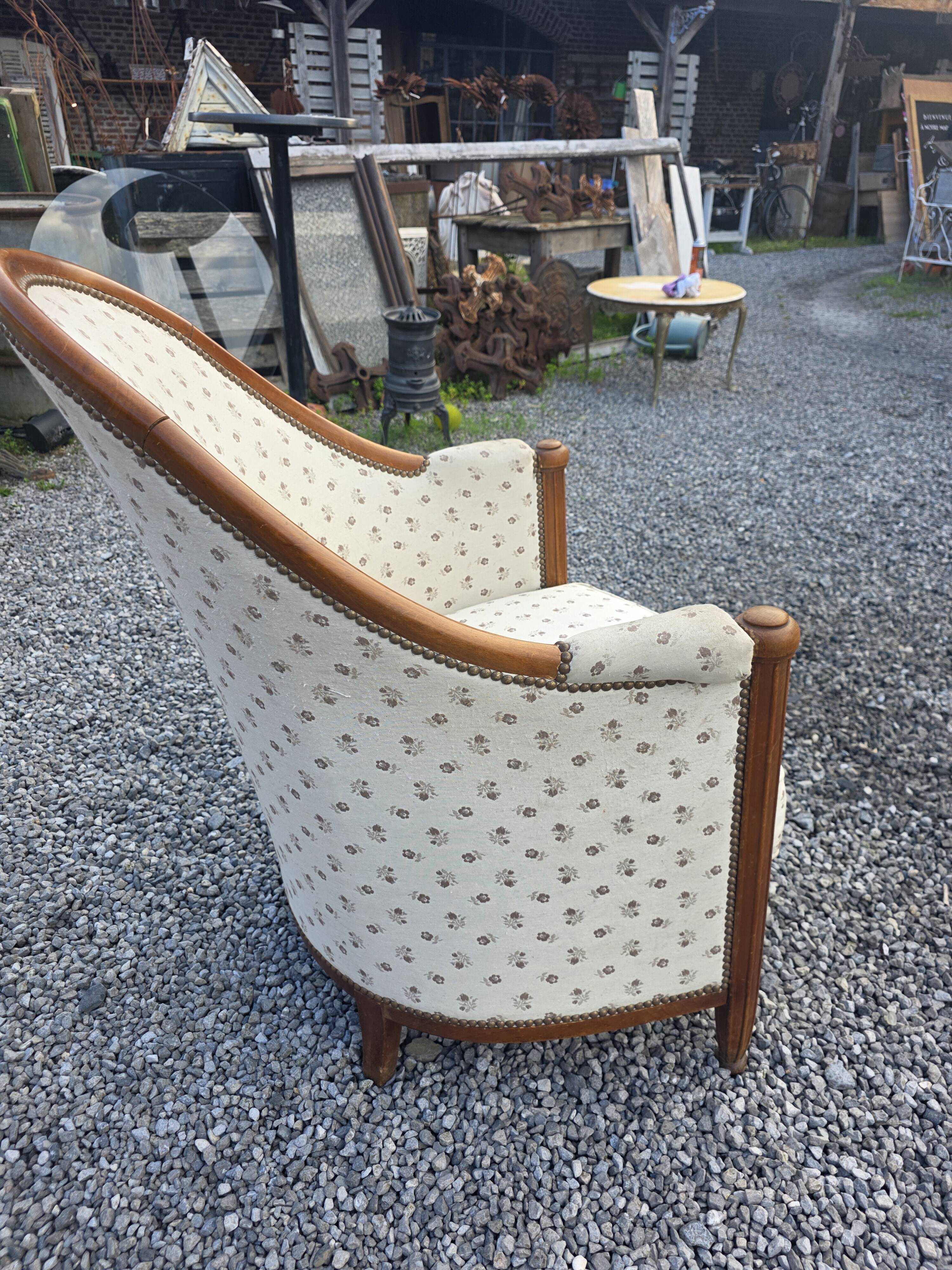 Fauteuil art déco des années 1930
