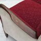 1950s, Danish 3-seater sofa, original red/beige furniture wool.