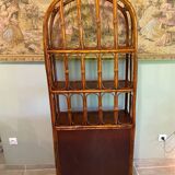 Vintage rattan shelf