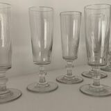 10 glass champagne flutes