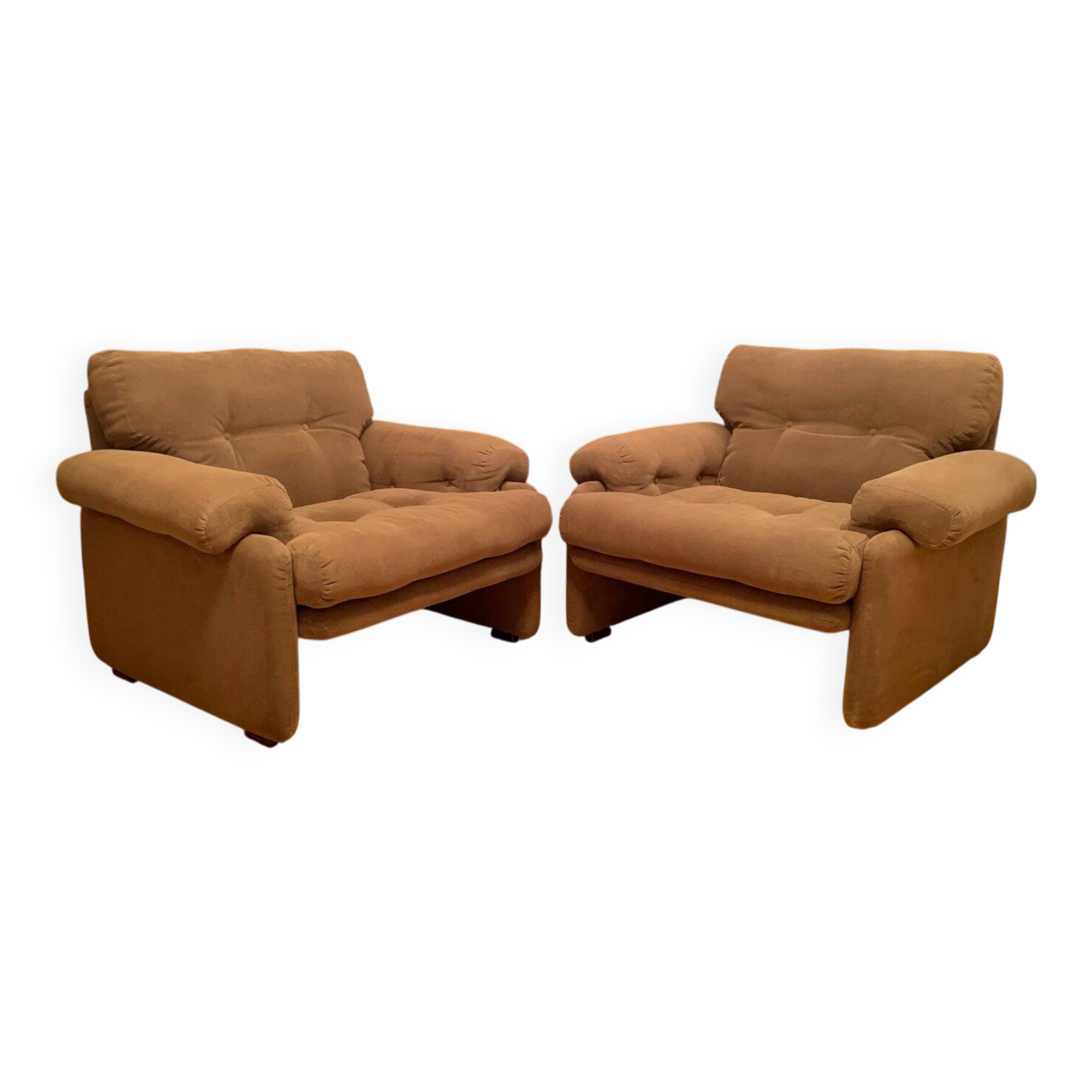 Set of Coronado armchairs by Tobia Scarpa for B&B Italia / C&B Italia, 1960s