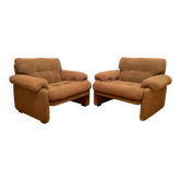Ensemble de fauteuils Coronado par Tobia Scarpa pour B&B Italia / C&B Italia, années 1960.