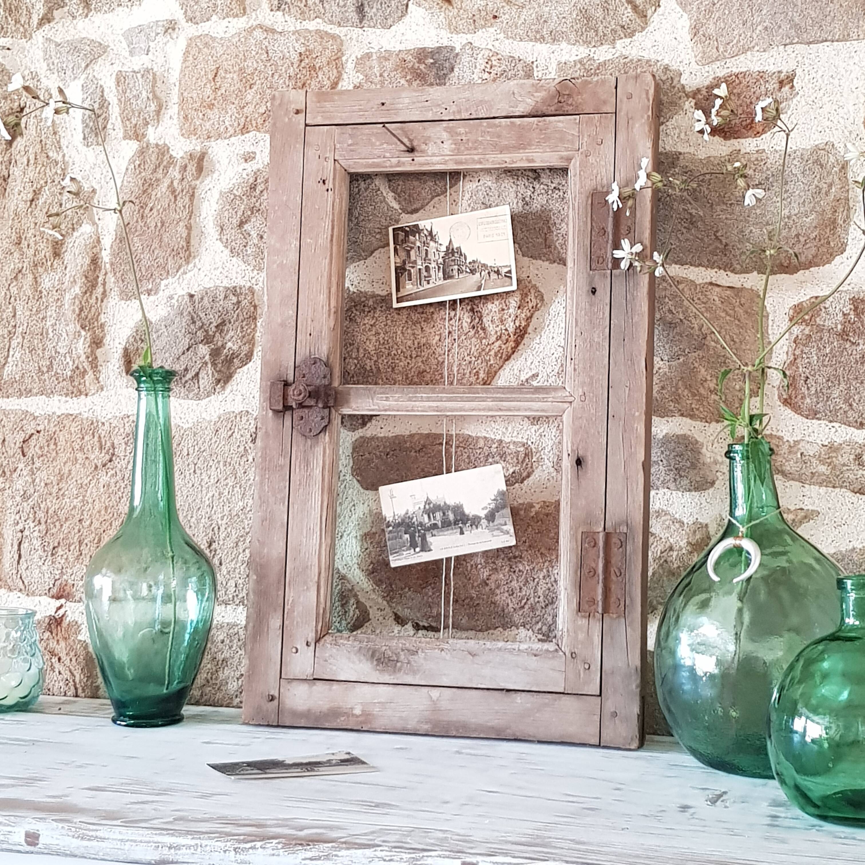 Old window H68xl42cm