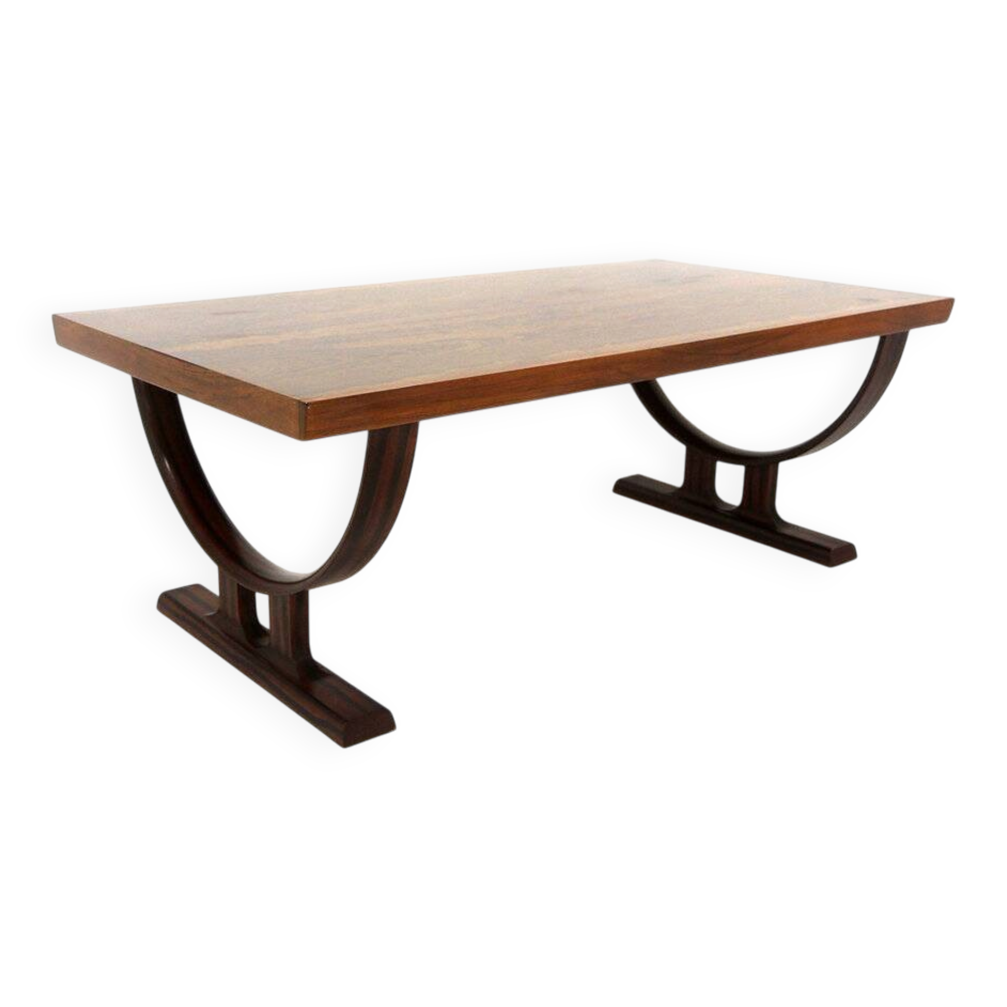 Scandinavian coffee table in rosewood, Johannes Andersen, Denmark, 1960.