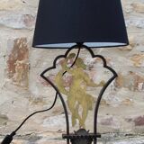 Lamp by edgar brandt in art deco wrought iron
