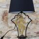 Lampe de edgar brandt en fer forgé art déco