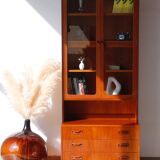 Vintage bookcase with lighting - E. Gomme - G Plan