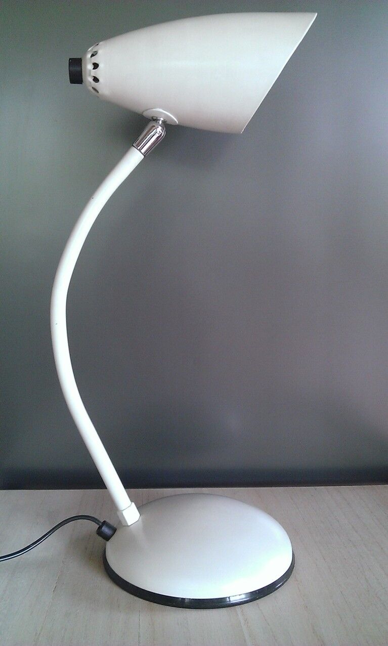 Office lamp metal cream patella
