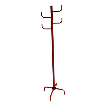 Portemanteau métal rouge