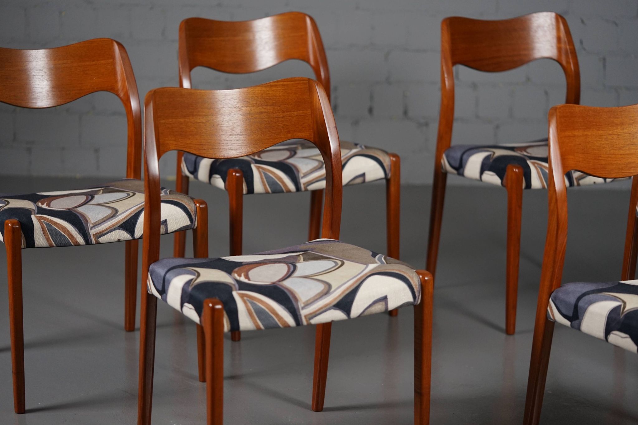 Teak chair model 71 by Niels Otto Möller for JL Möllers