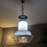 Murano glass mushroom pendant light by Mazzega Italy 1960.70