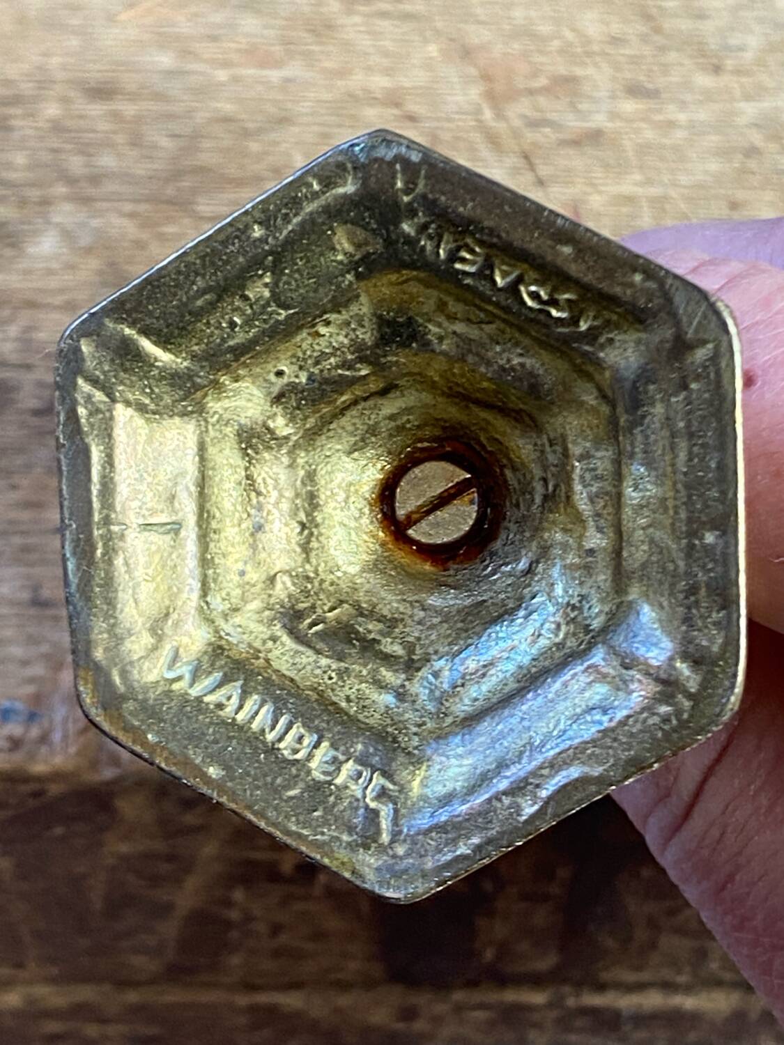 Candle holder, seven-branched menorah, Wainberg