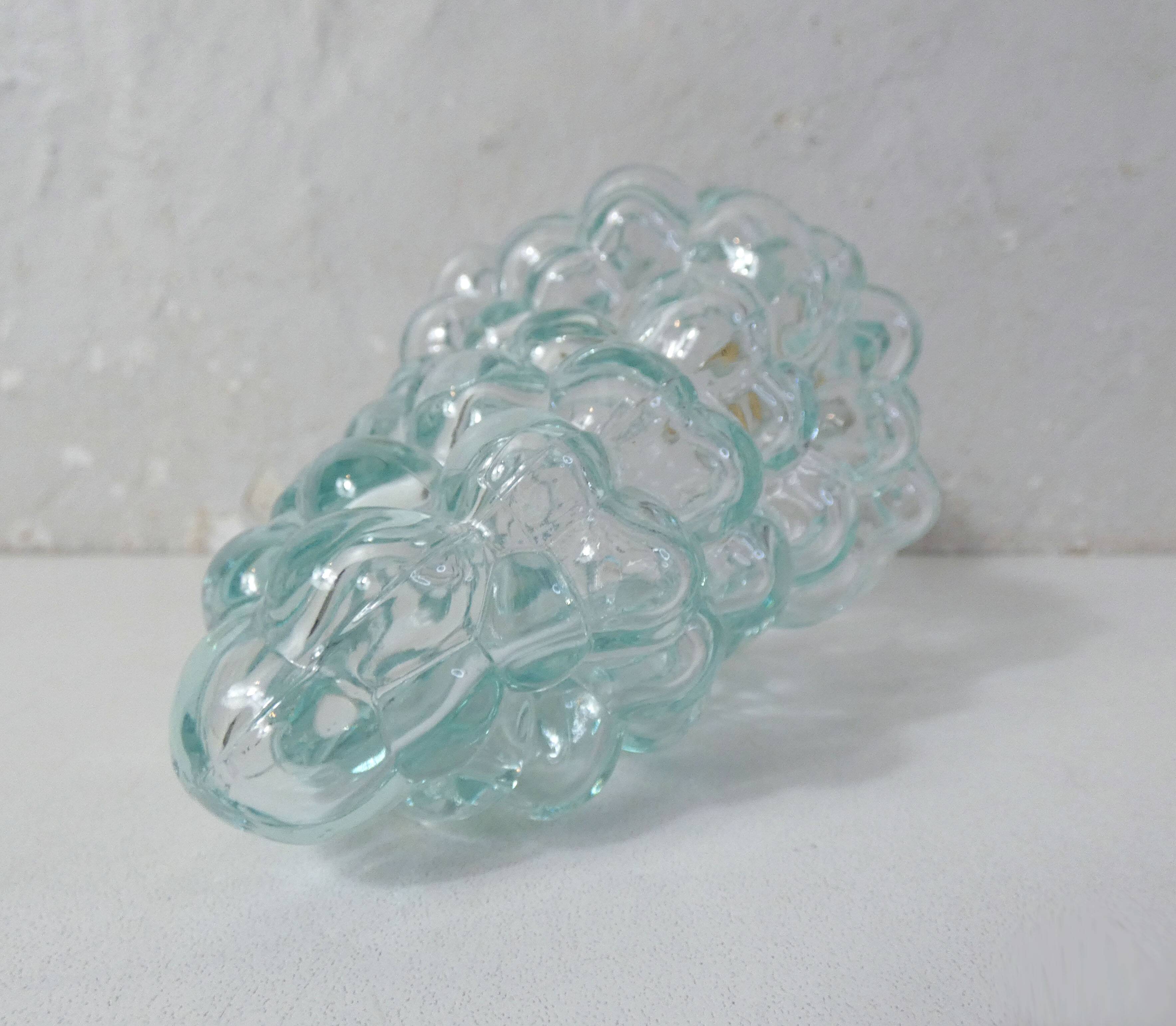 pressed glass bottle bunch of grapes