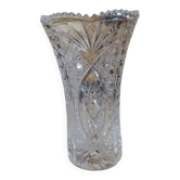 Crystal vase from Arques, Chesnay model.