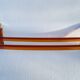 Set of 4 Burnt Orange 1970s Bathroom Accessories