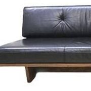 Canapé banquette 4 places en cuir