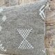 Moroccan kilim cushion cover handmade: Berber wool cushion