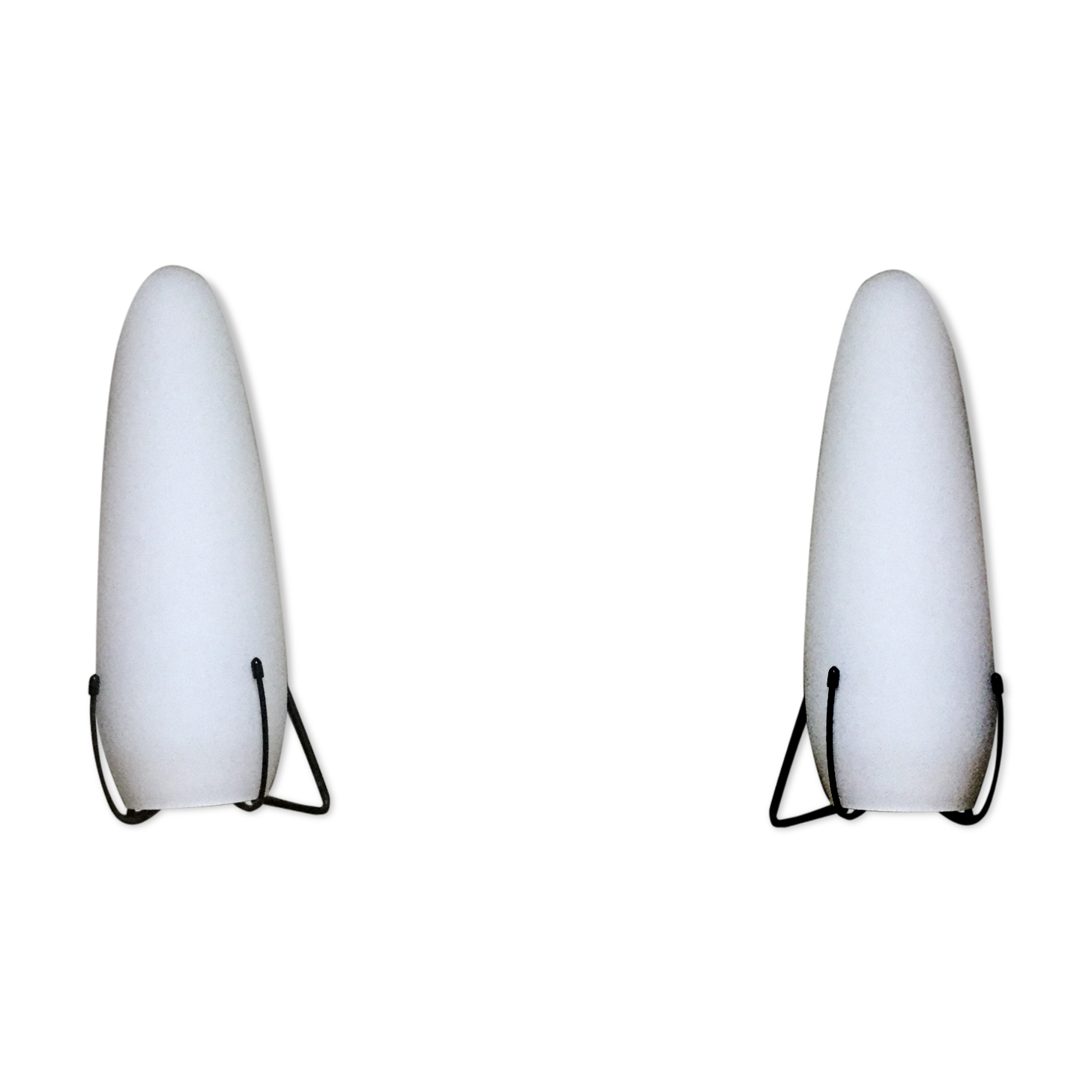 Pairs of Louis Kalff wall lights Philips edition 1950