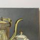 Oil painting on canvas jb maurice vecker (1896-1998) still life