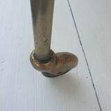 Vintage folding rolling service in Formica and brass plated