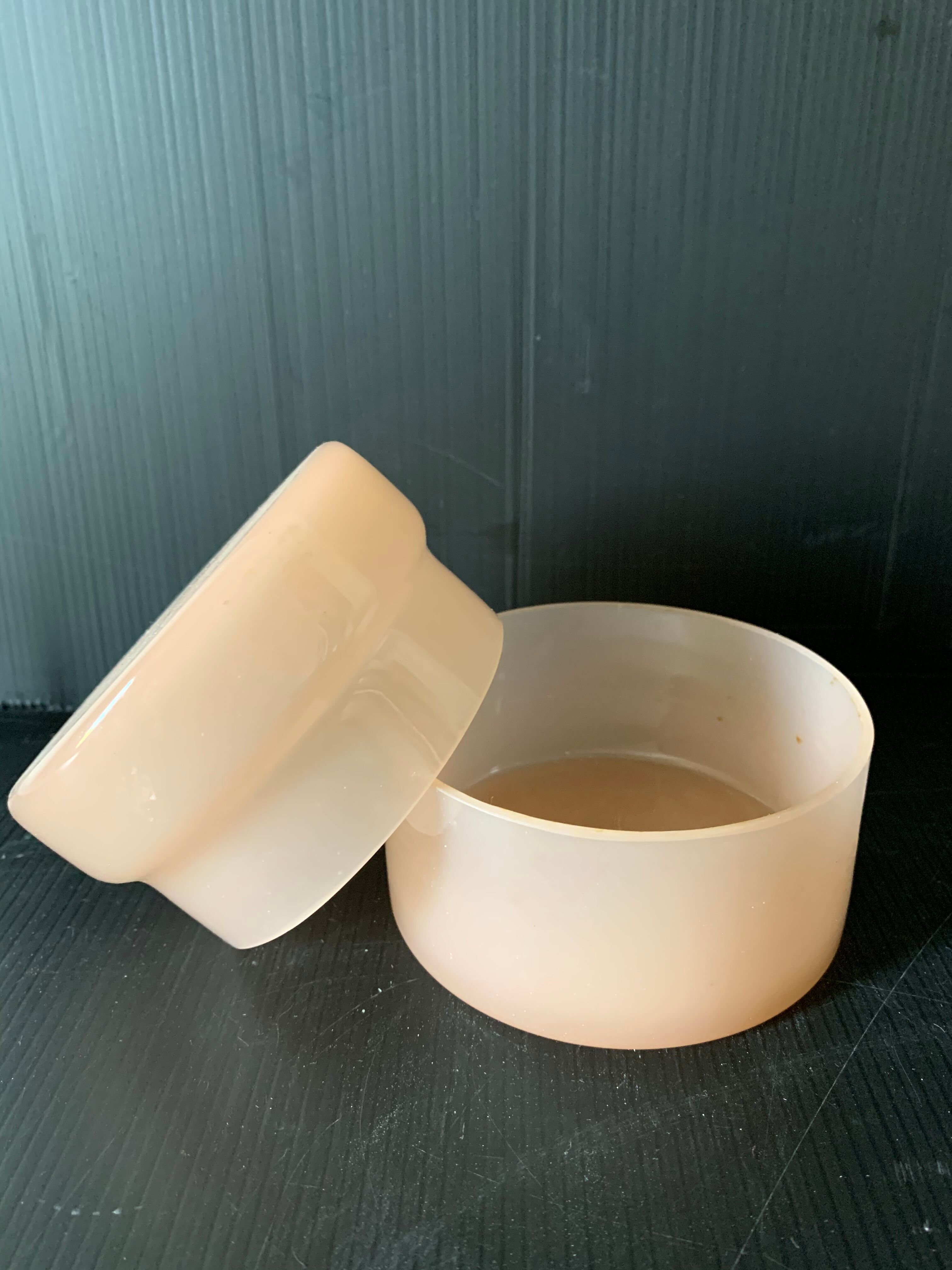 Pink opaline candy box