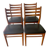 4 Scandinavian chairs from the 1970s