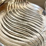 Art Nouveau double servant bowl Christofle Gallia silver metal