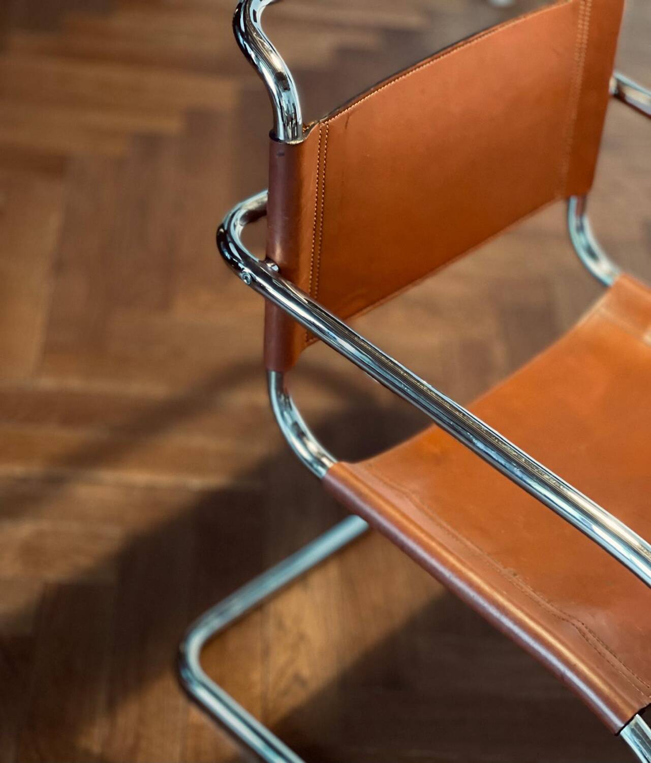 MR20 armchair by Ludwig Mies van der Rohe, 1970s edition