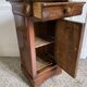 Bedside table / nightstand / column / Somno / Vintage mahogany stand