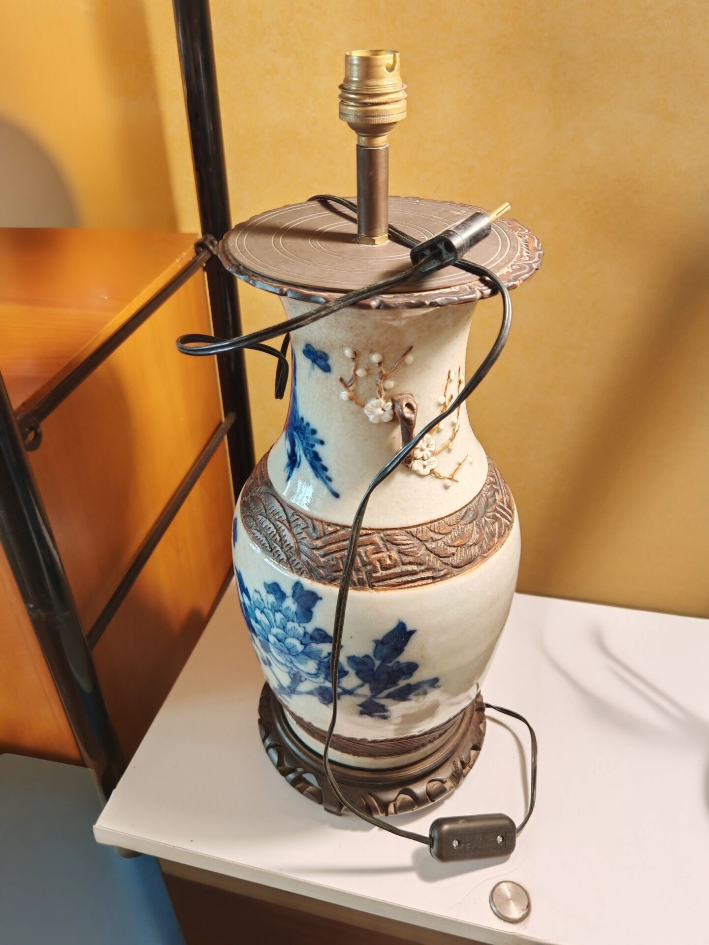 Pied de lampe chinois