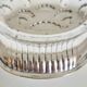 Silver scallop shell butter dish.